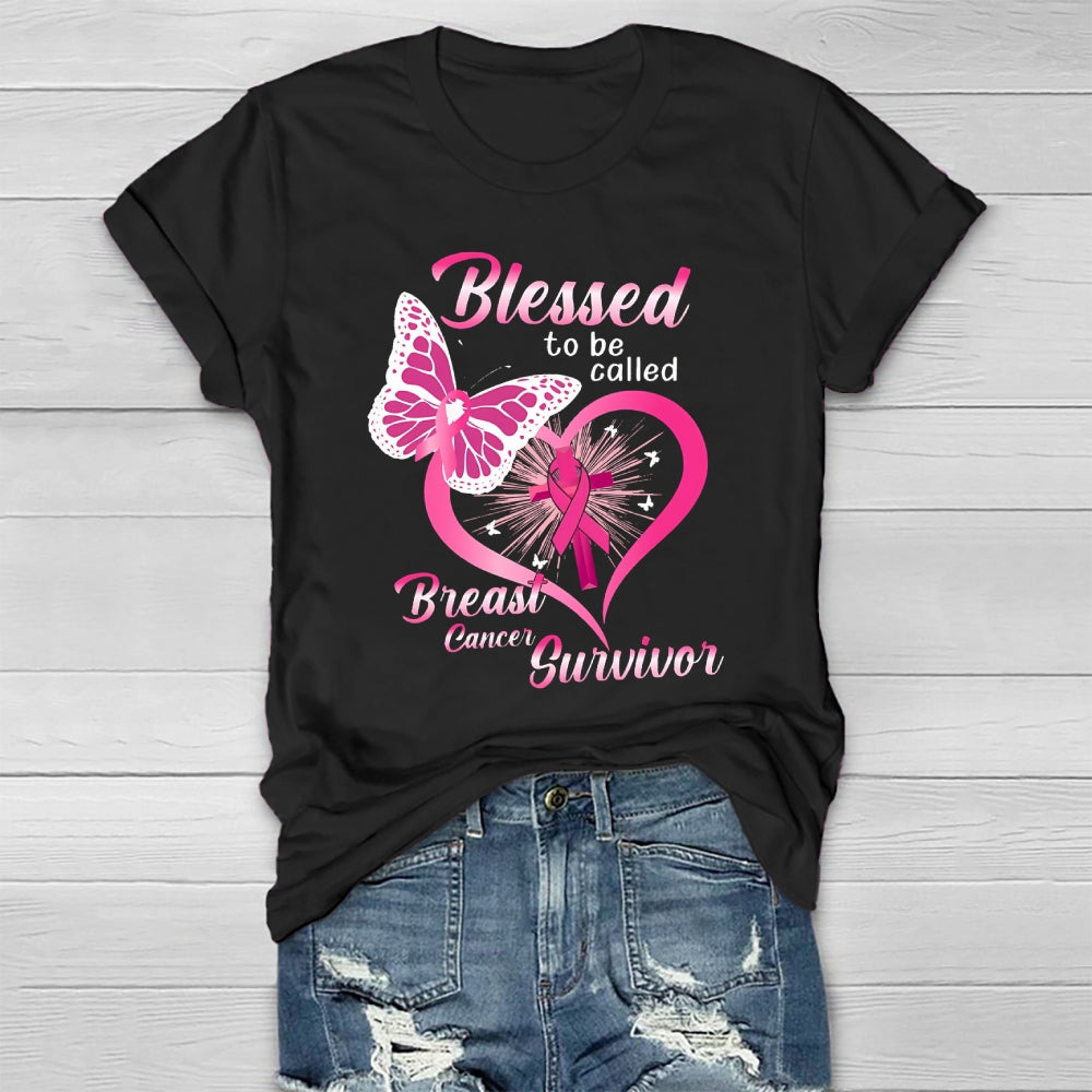 Blessed To Be Called Breast Cancer Survivor  Healthwear T-shirt