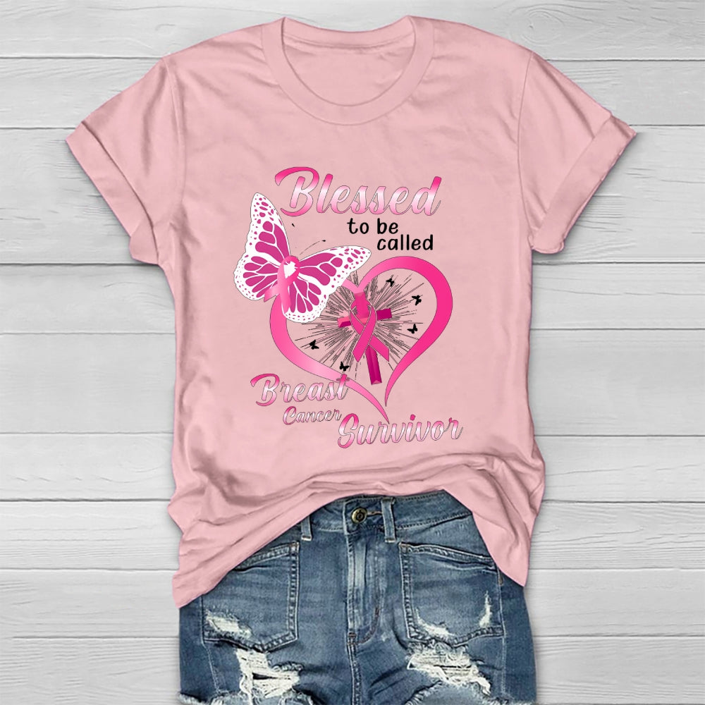 Blessed To Be Called Breast Cancer Survivor  Healthwear T-shirt