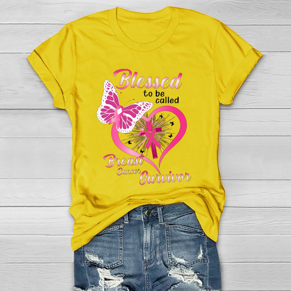 Blessed To Be Called Breast Cancer Survivor  Healthwear T-shirt