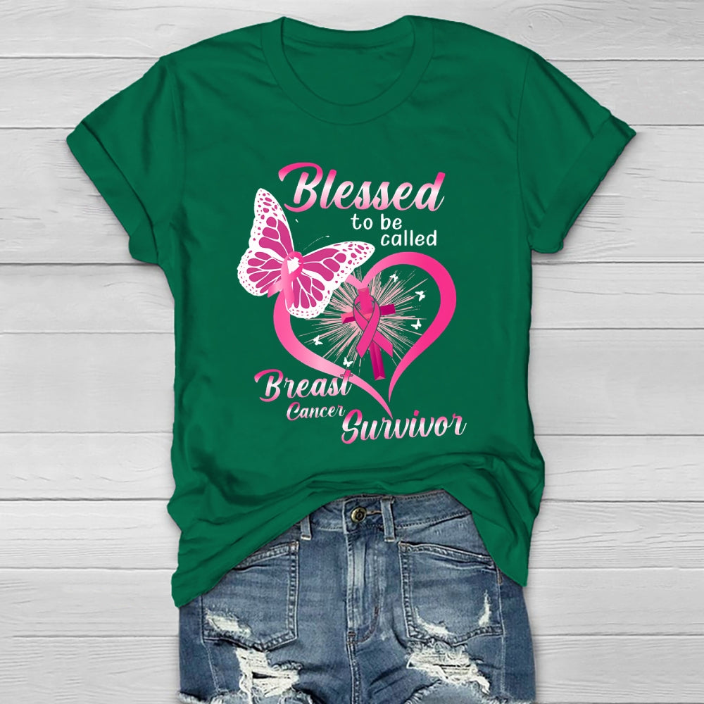 Blessed To Be Called Breast Cancer Survivor  Healthwear T-shirt