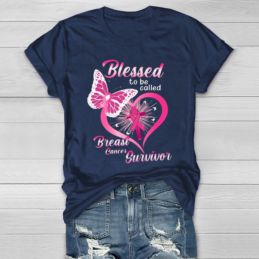 Blessed To Be Called Breast Cancer Survivor  Healthwear T-shirt