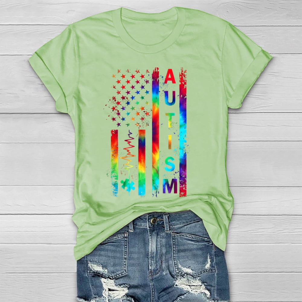 Autism Colorful Stars Healthwear T-shirt