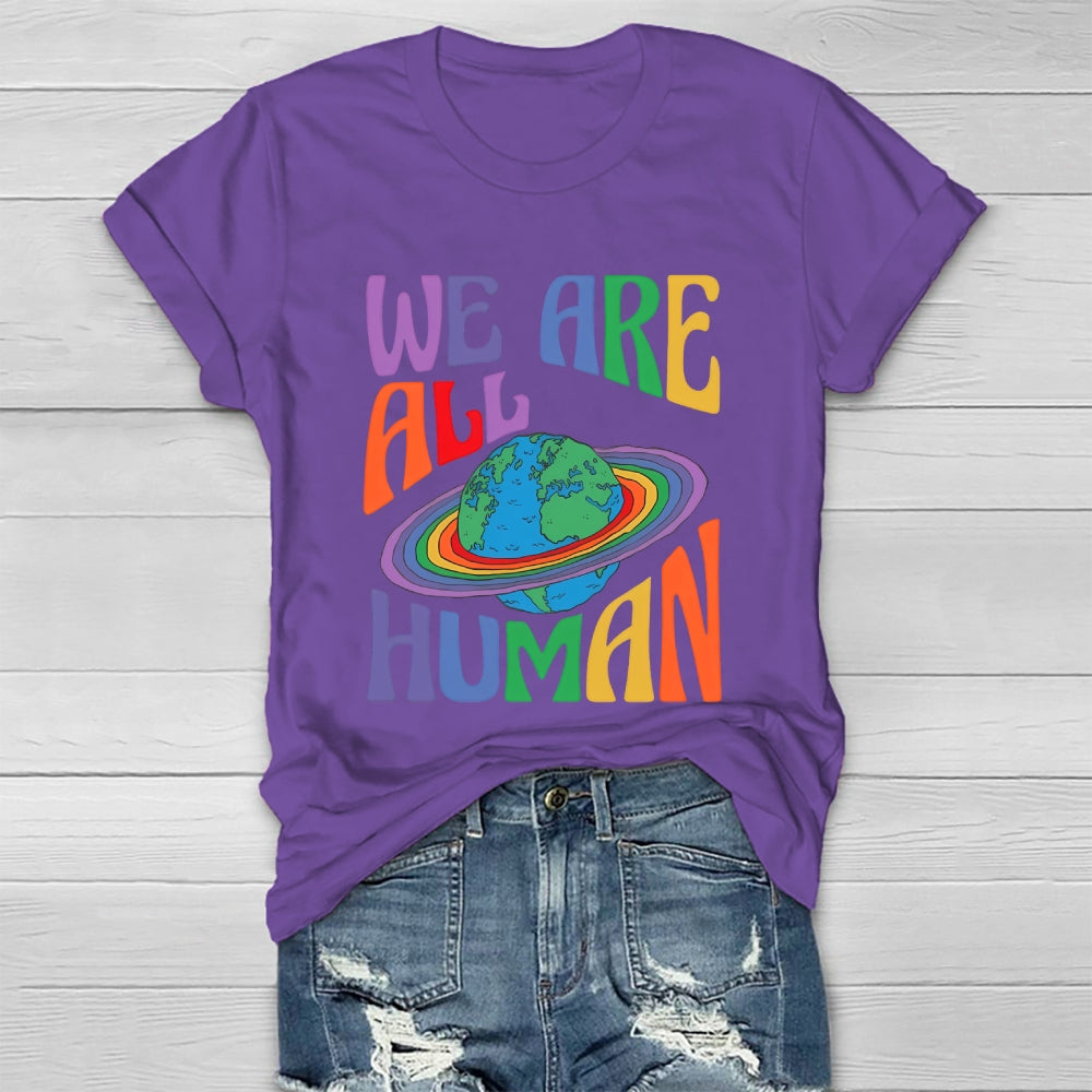 We Are All Human Healthwear T-shirt