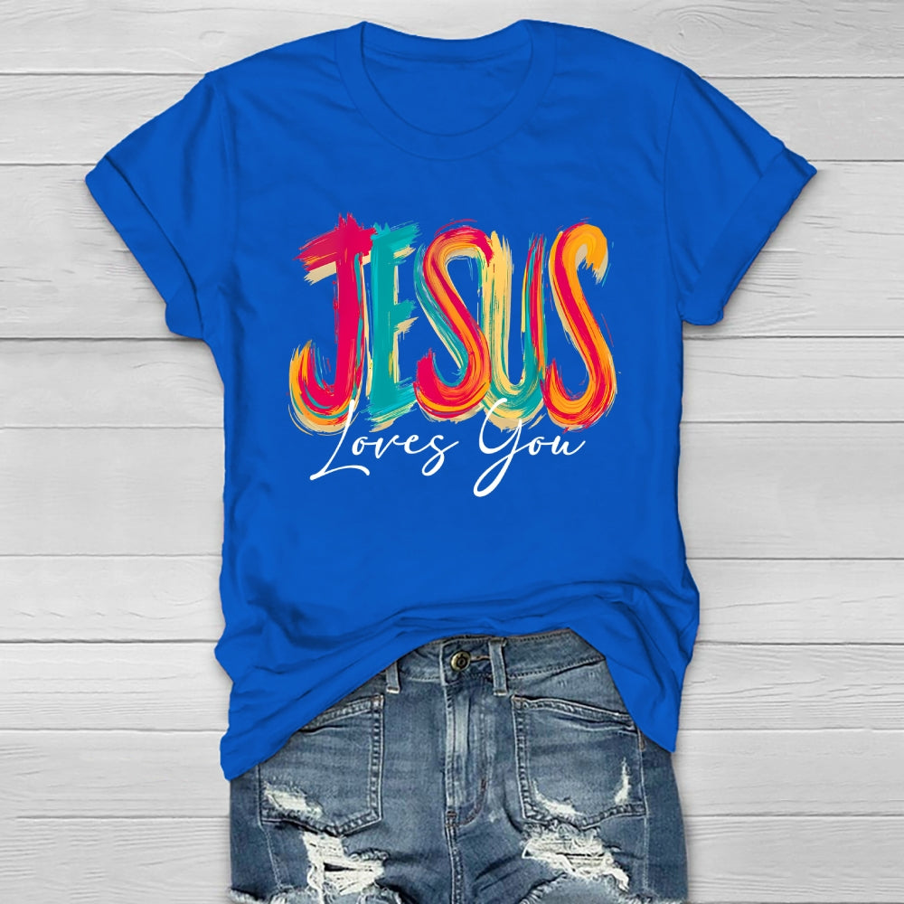 Jesus Loves You Healthwear T-shirt