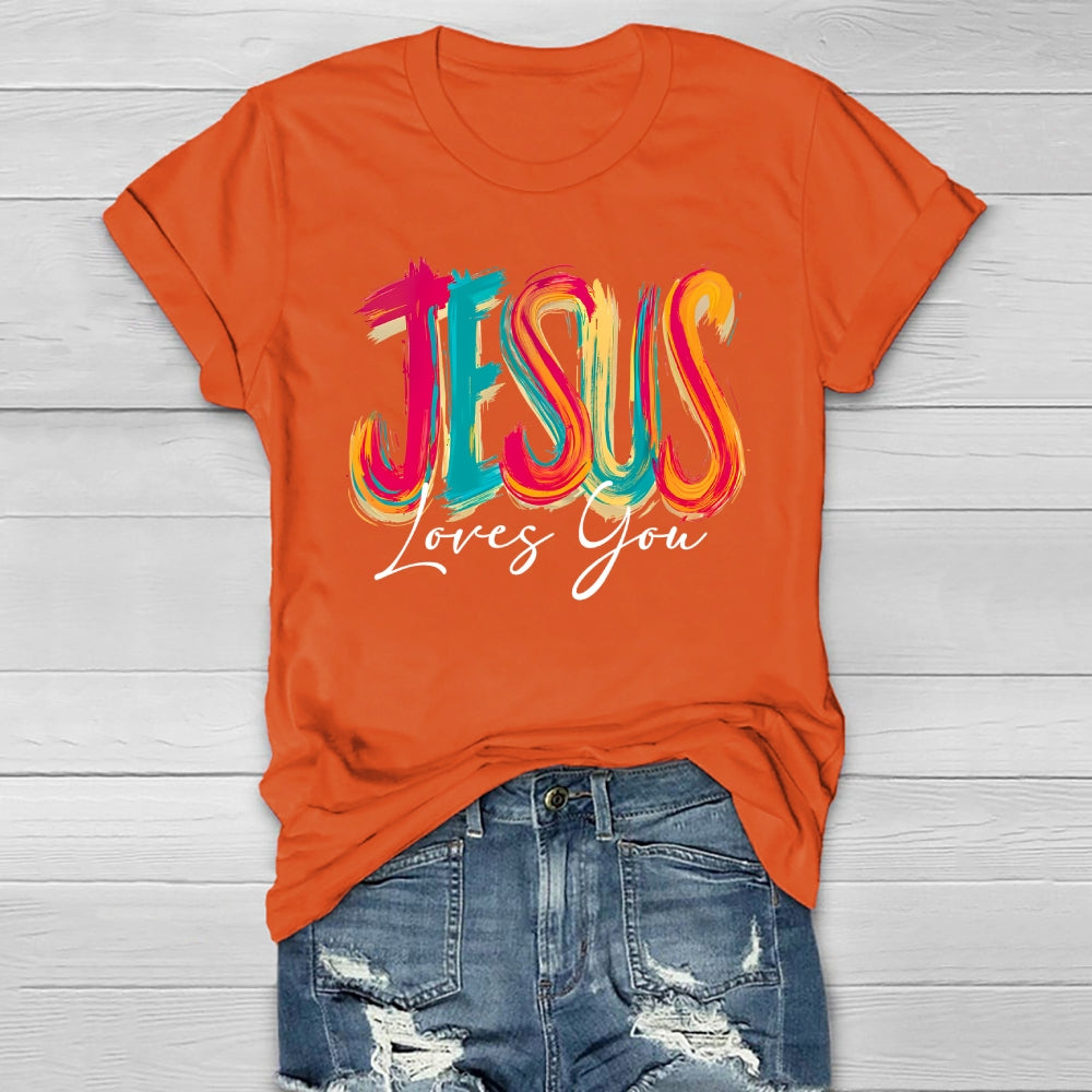 Jesus Loves You Healthwear T-shirt