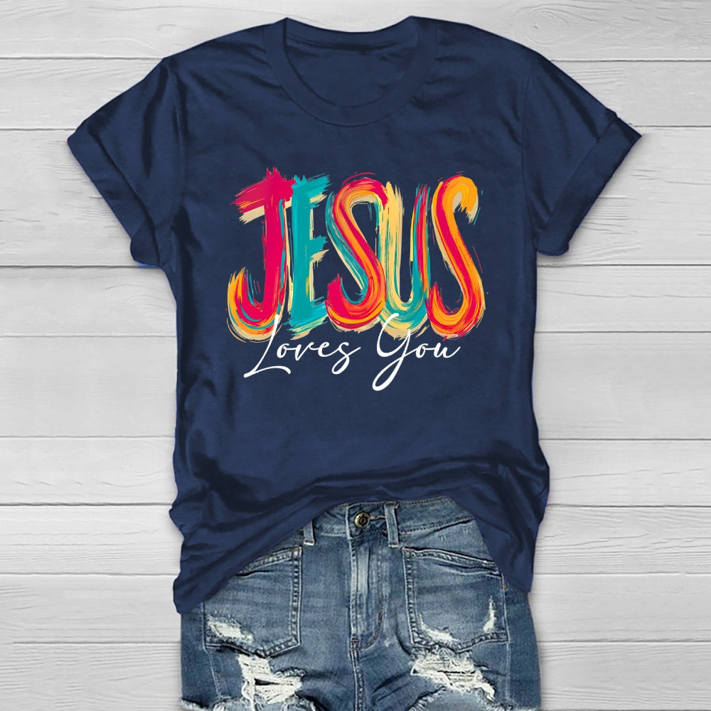 Jesus Loves You Healthwear T-shirt