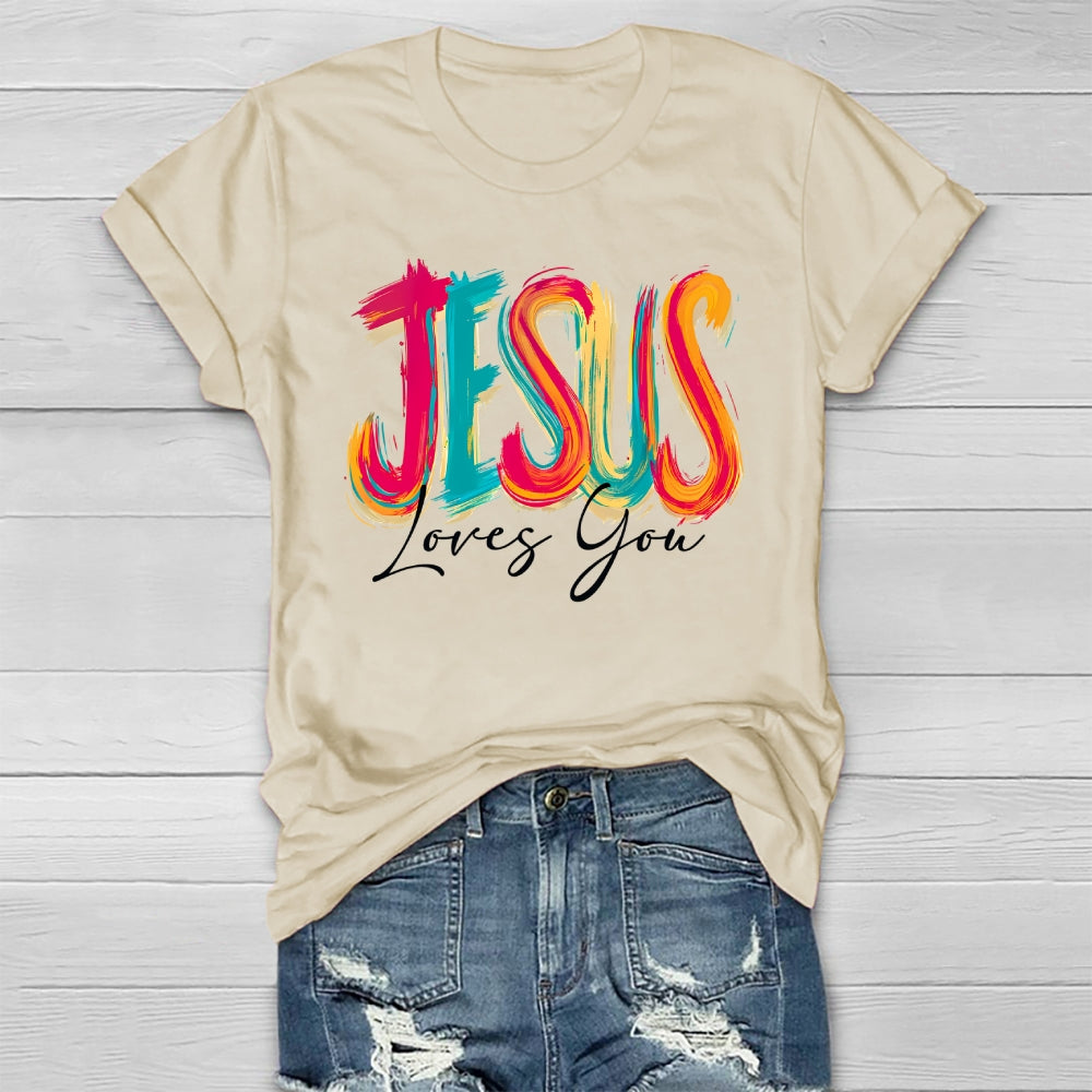 Jesus Loves You Healthwear T-shirt