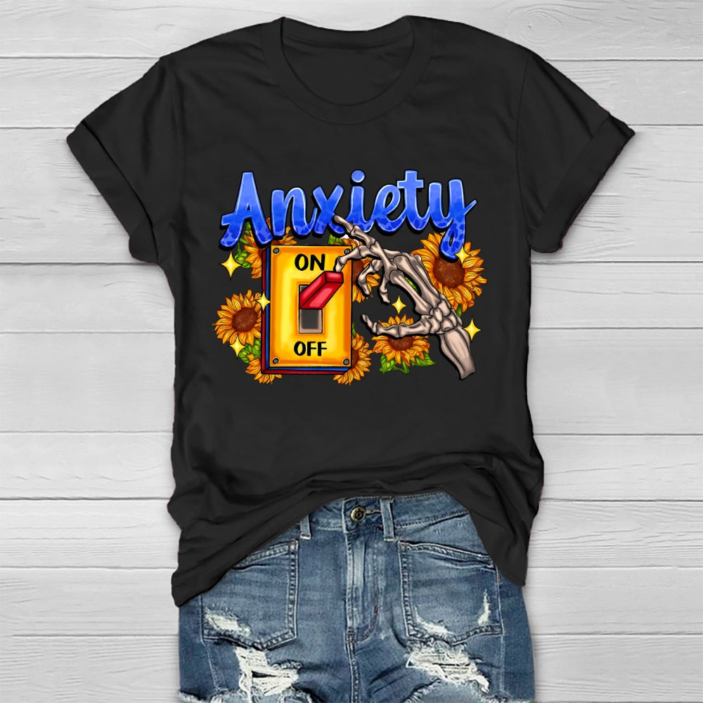 Anxiety On Off Healthwear T-shirt