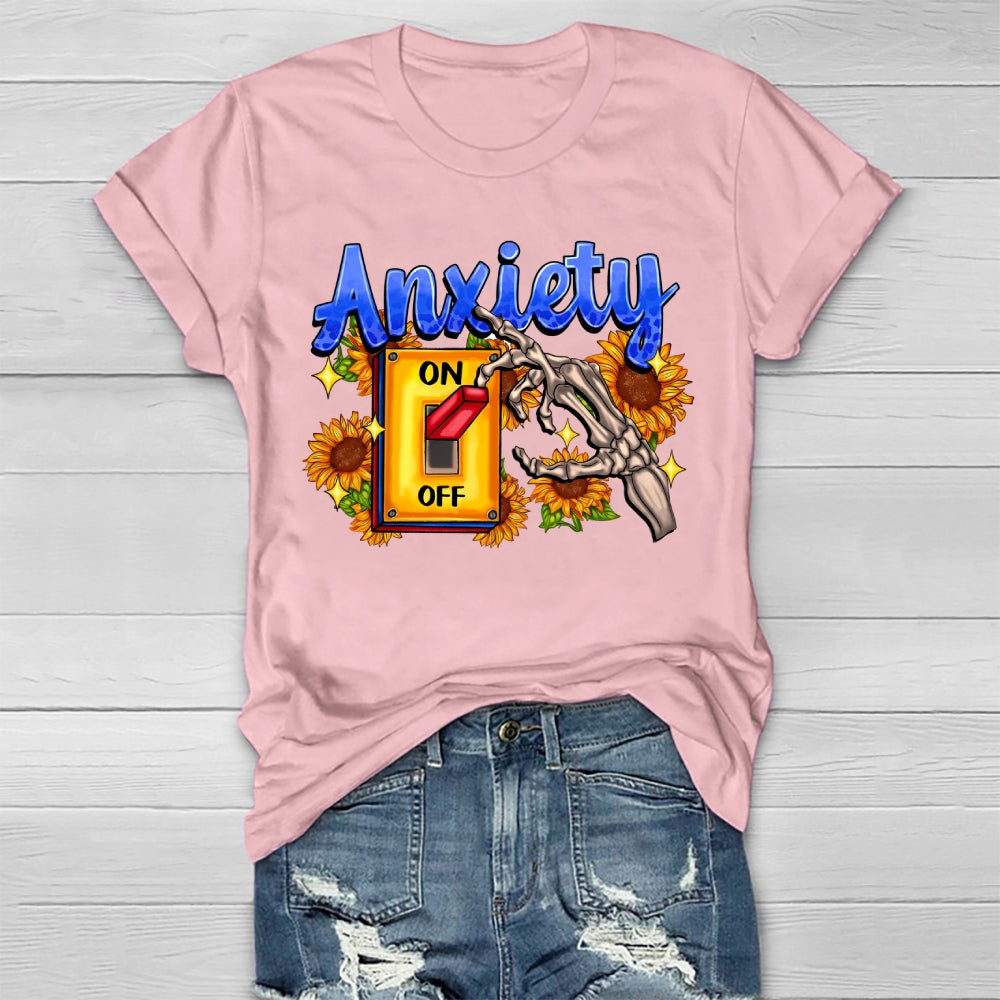 Anxiety On Off Healthwear T-shirt