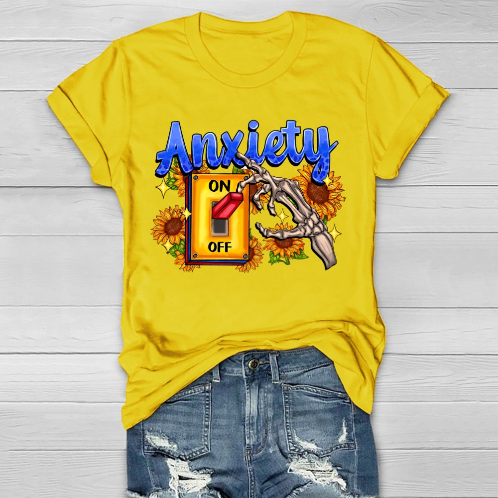 Anxiety On Off Healthwear T-shirt