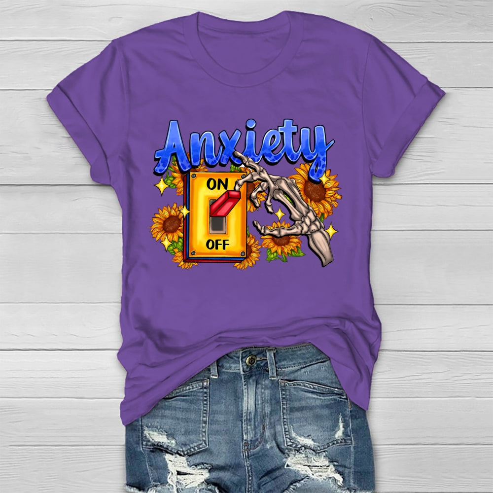 Anxiety On Off Healthwear T-shirt