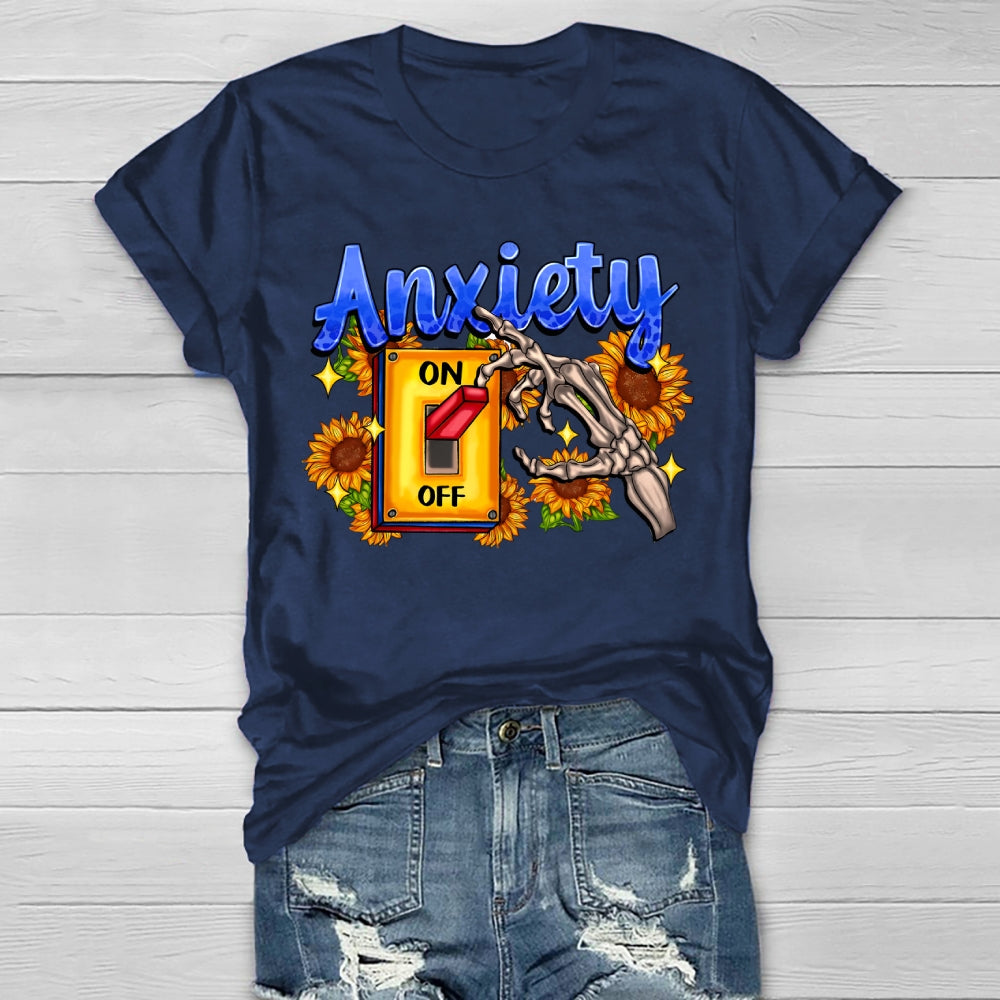 Anxiety On Off Healthwear T-shirt
