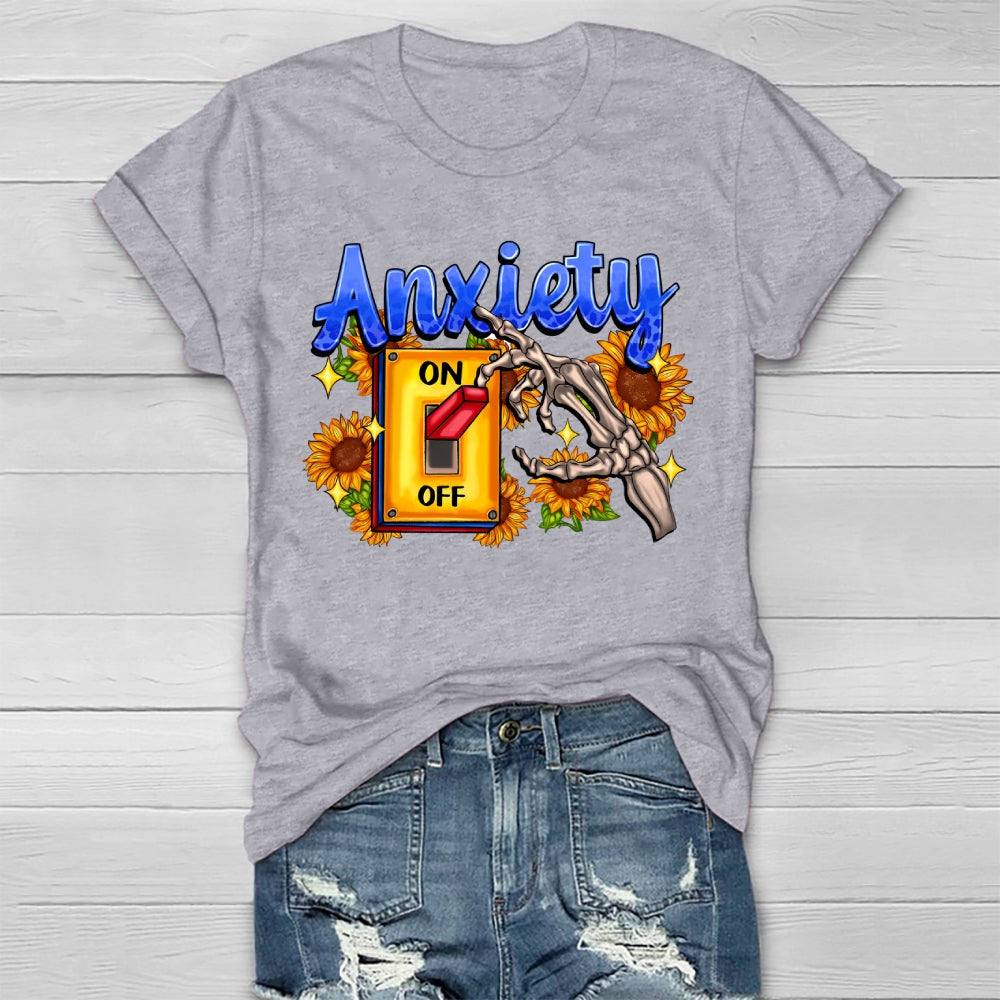 Anxiety On Off Healthwear T-shirt