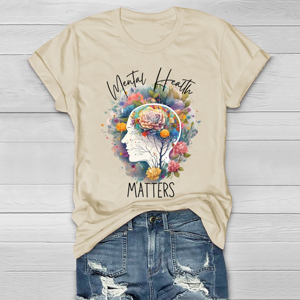 Mental Health Matters Graphic Healthwear T-shirt