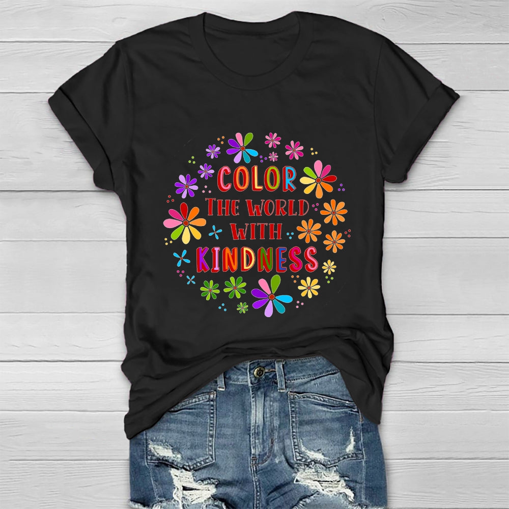 Color The World With Kindness  Healthwear T-shirt
