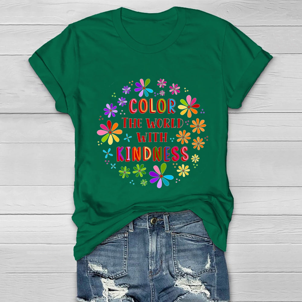 Color The World With Kindness  Healthwear T-shirt
