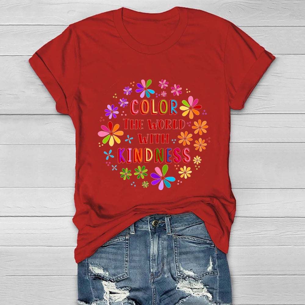 Color The World With Kindness  Healthwear T-shirt