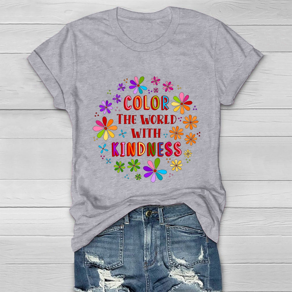 Color The World With Kindness  Healthwear T-shirt