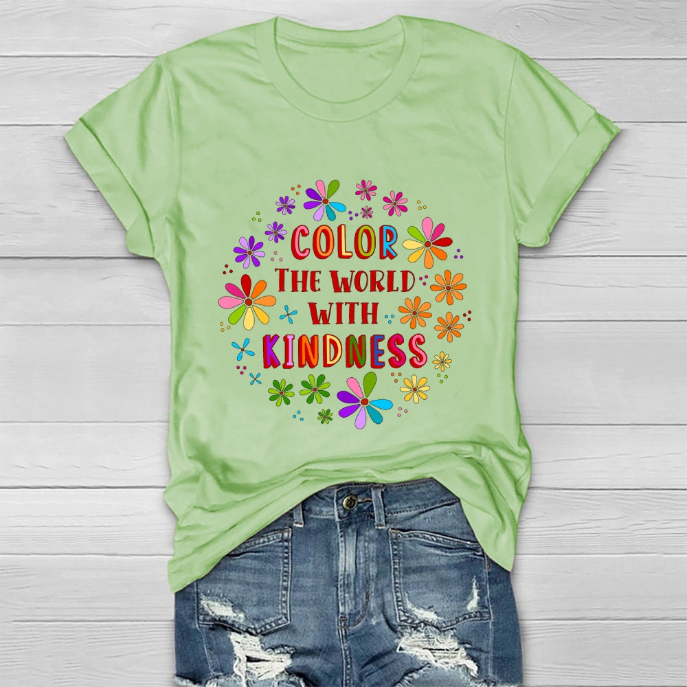 Color The World With Kindness  Healthwear T-shirt