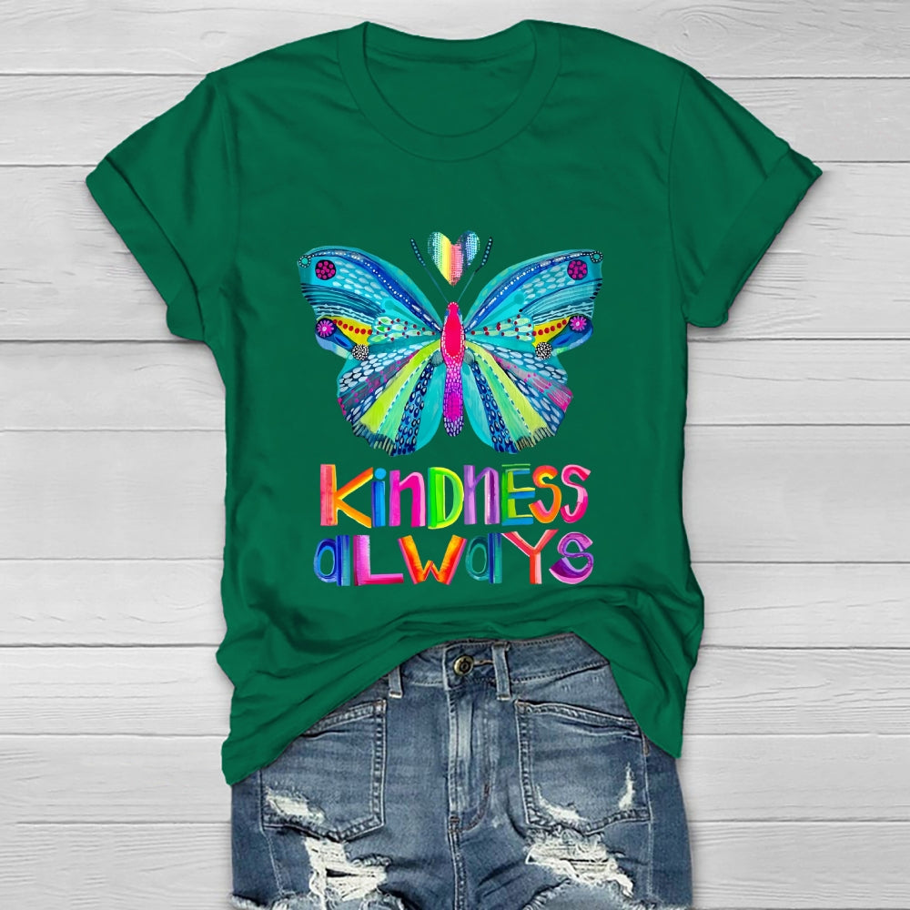 Kindness Always Butterfly Healthwear T-shirt