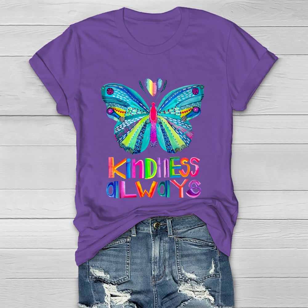Kindness Always Butterfly Healthwear T-shirt