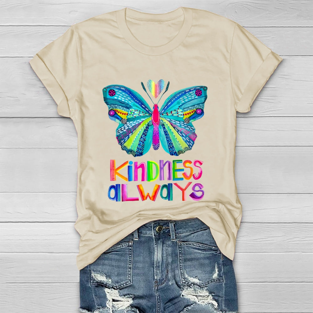 Kindness Always Butterfly Healthwear T-shirt