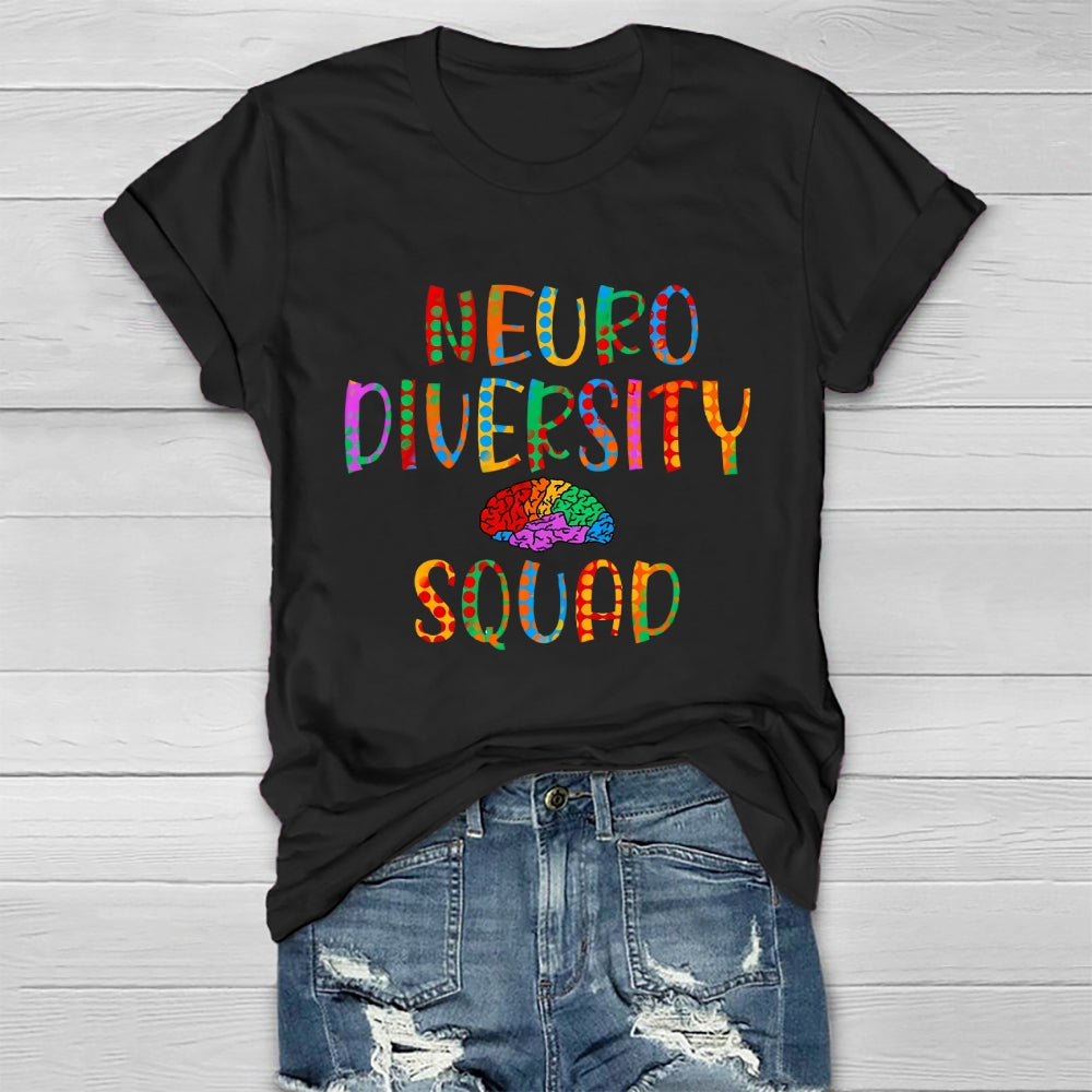 Neuro Squad Neurodiversity  Healthwear T-shirt