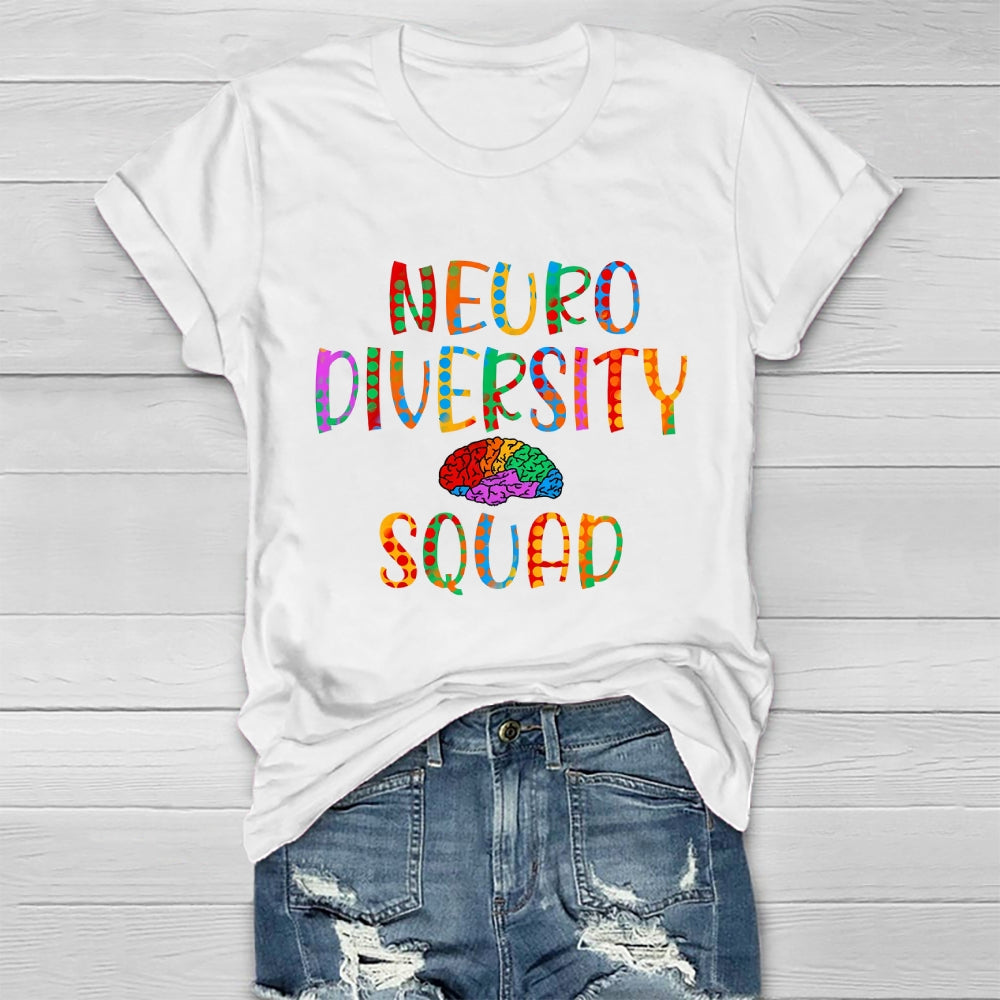 Neuro Squad Neurodiversity  Healthwear T-shirt