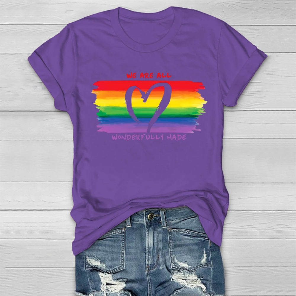 We Are All Wonderfully Made Healthwear T-shirt