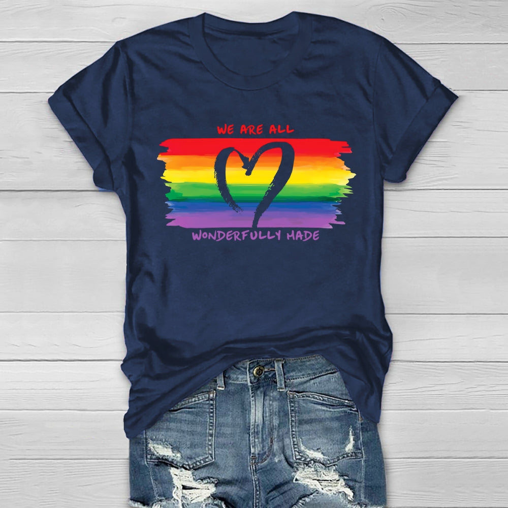 We Are All Wonderfully Made Healthwear T-shirt