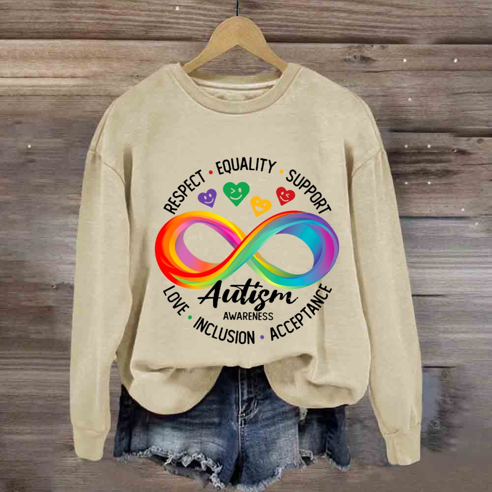 Respect Equality Support Autism Awareness Sweatshirt