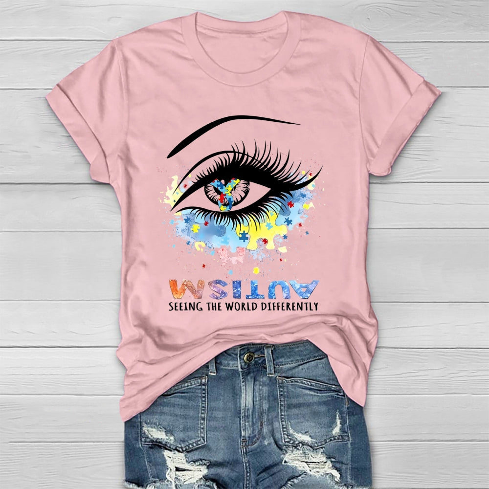 Autism Seeing The World Differently  Healthwear T-shirt
