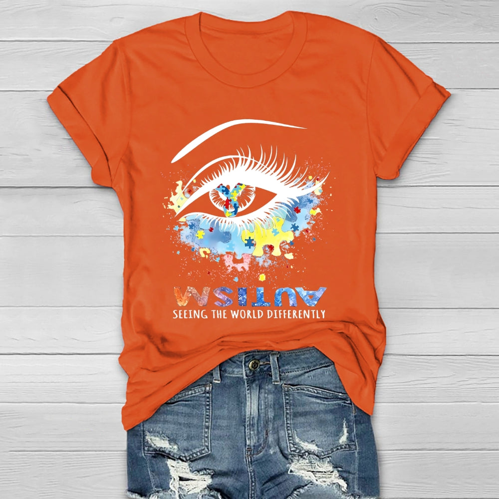 Autism Seeing The World Differently  Healthwear T-shirt