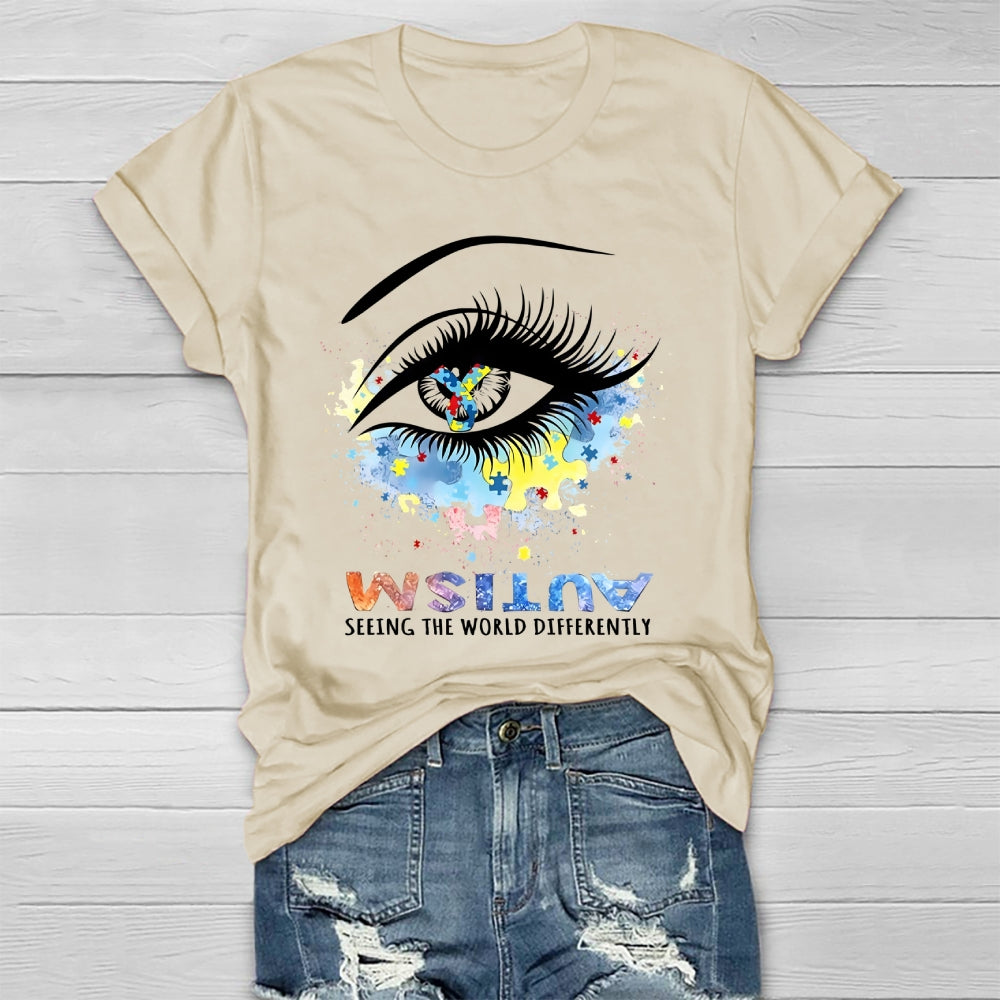 Autism Seeing The World Differently  Healthwear T-shirt