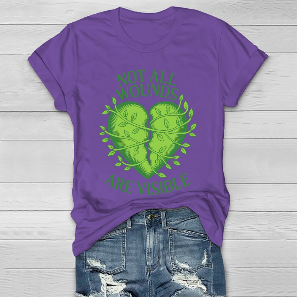 Not All Wounds Are Visible Healthwear T-shirt