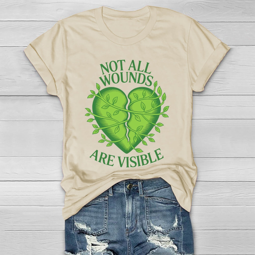 Not All Wounds Are Visible Healthwear T-shirt