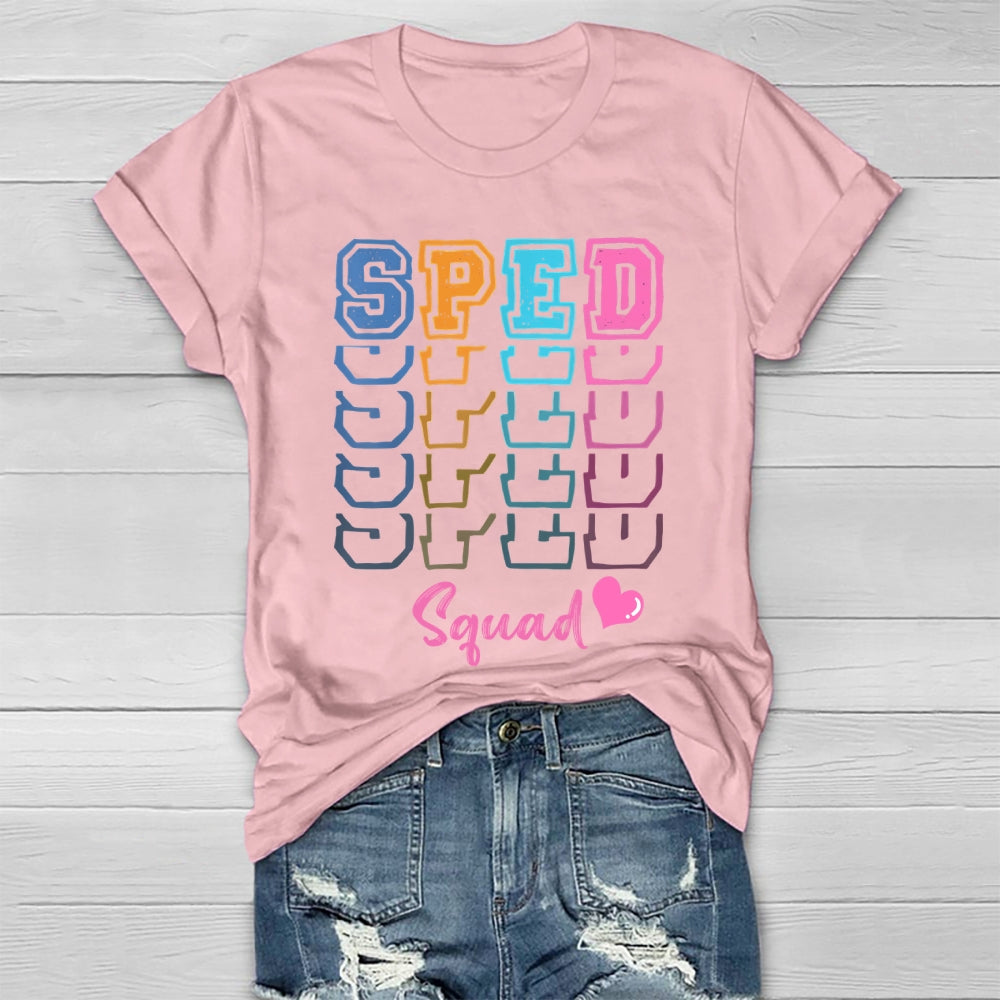 SPED Squad Special Education Teacher Healthwear T-shirt