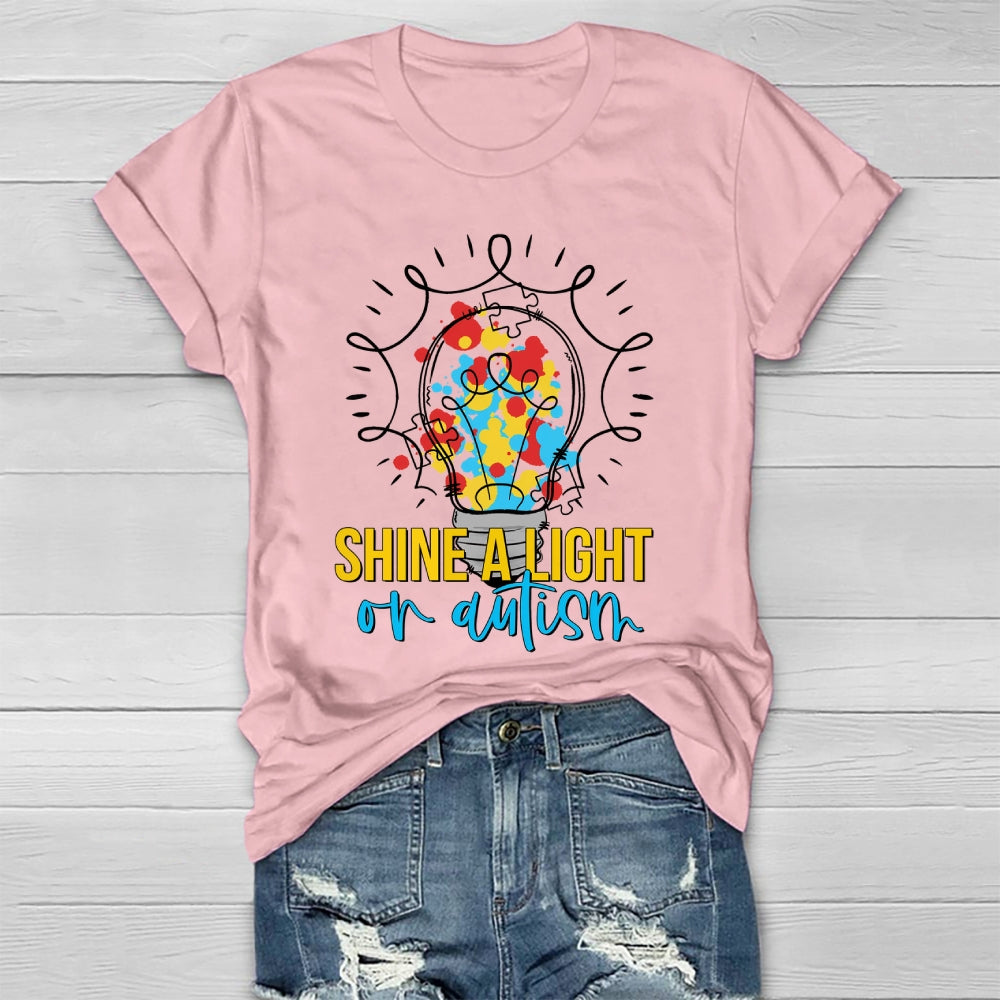 Shine A Light On Autism  Healthwear T-shirt