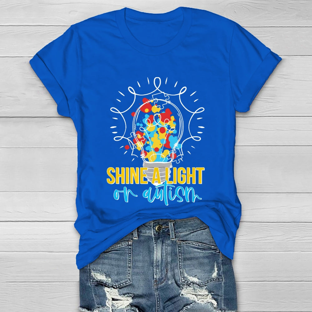 Shine A Light On Autism  Healthwear T-shirt