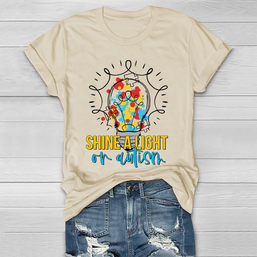 Shine A Light On Autism  Healthwear T-shirt