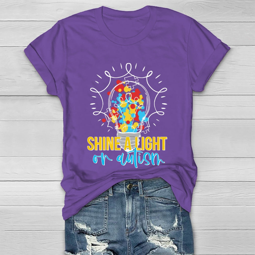 Shine A Light On Autism  Healthwear T-shirt