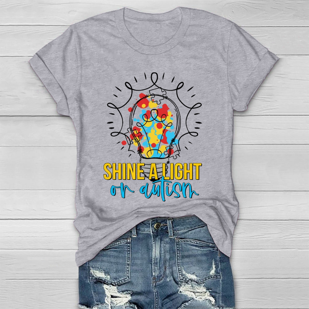 Shine A Light On Autism  Healthwear T-shirt
