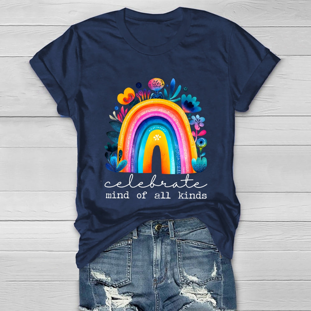 Celebrate Minds Of All Kinds Healthwear T-shirt