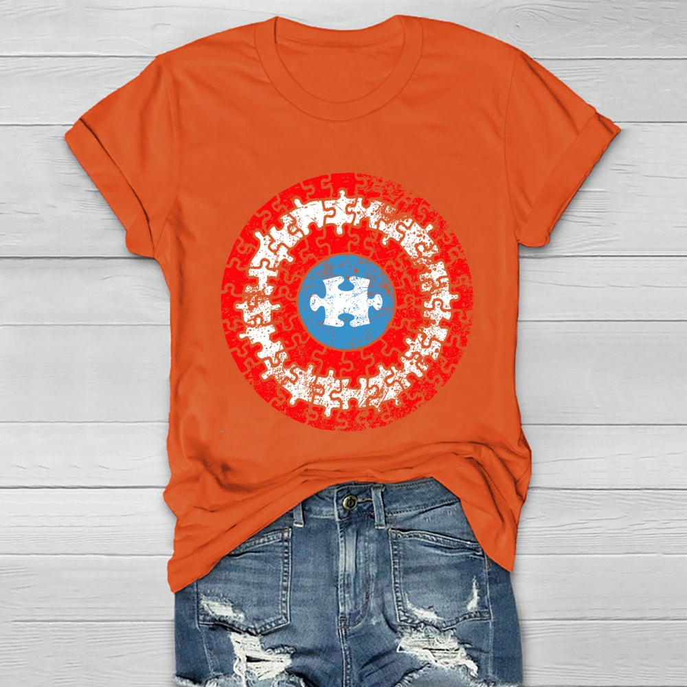 Puzzle Shield Autism Healthwear T-shirt