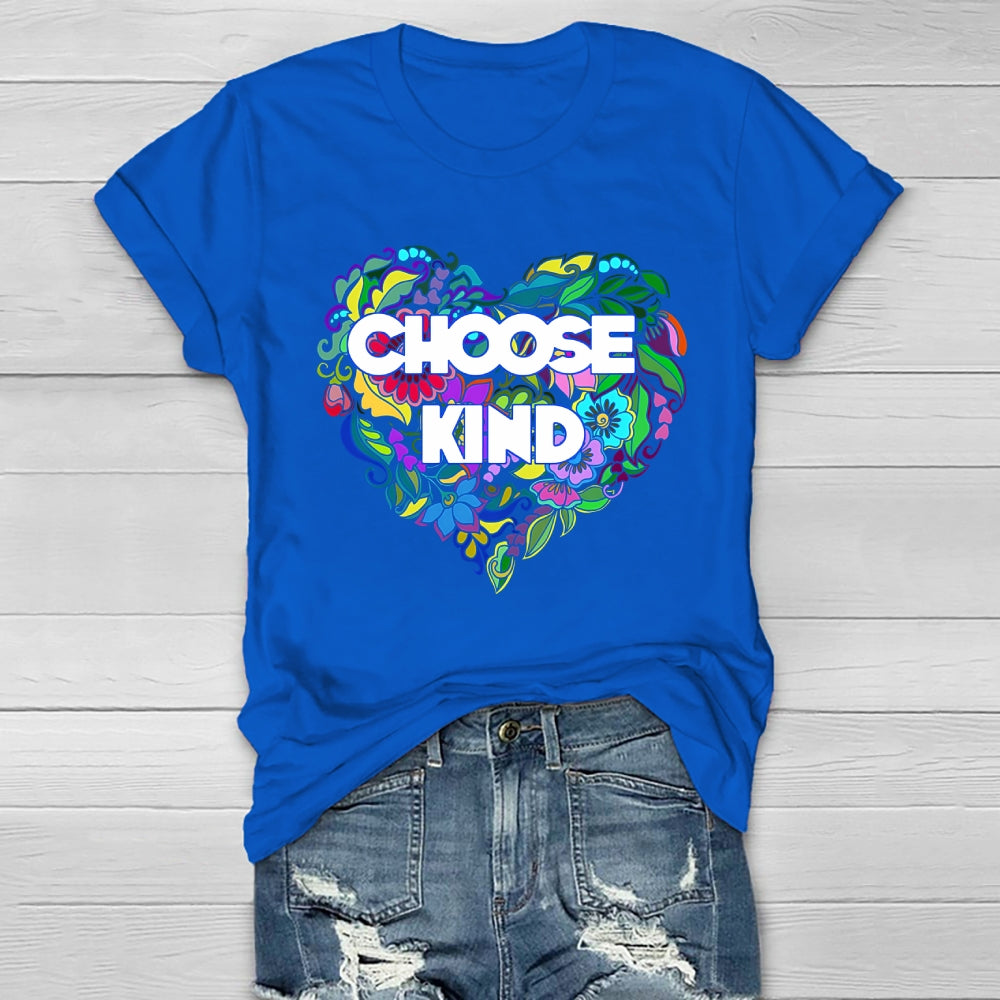 Choose Kind Flower Healthwear T-shirt