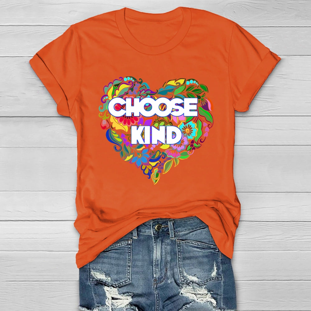 Choose Kind Flower Healthwear T-shirt
