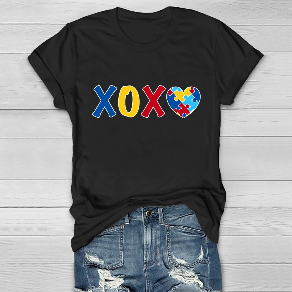 XOXO Autism Awareness  Healthwear T-shirt