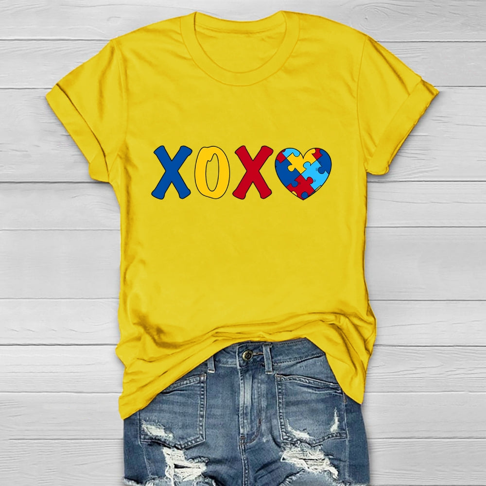 XOXO Autism Awareness  Healthwear T-shirt