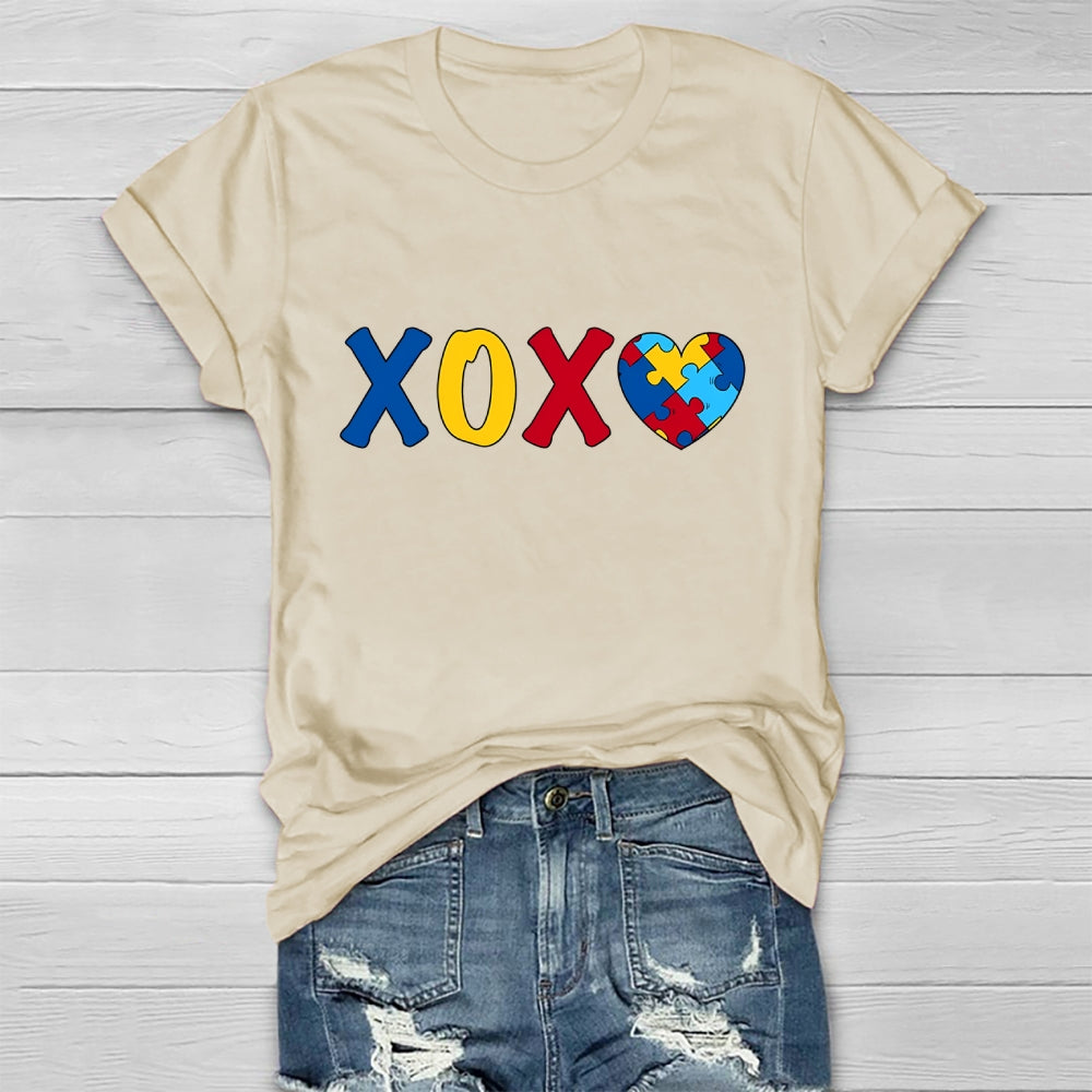 XOXO Autism Awareness  Healthwear T-shirt