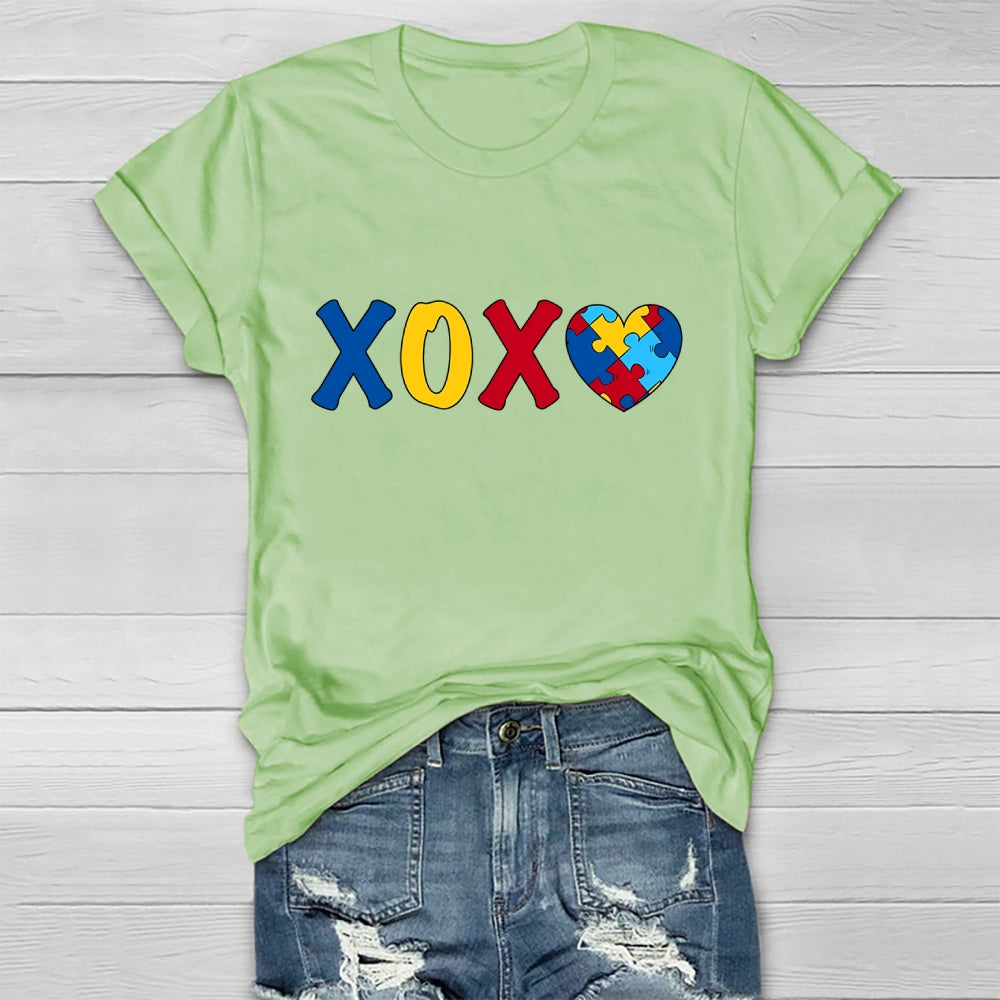 XOXO Autism Awareness  Healthwear T-shirt